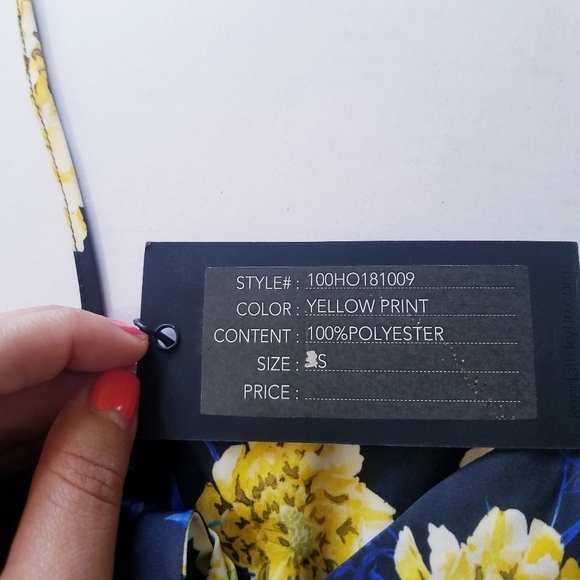 🌸 NEW Kendall + Kylie | Floral Tie Front‎ Cami, S - Picture 9 of 16